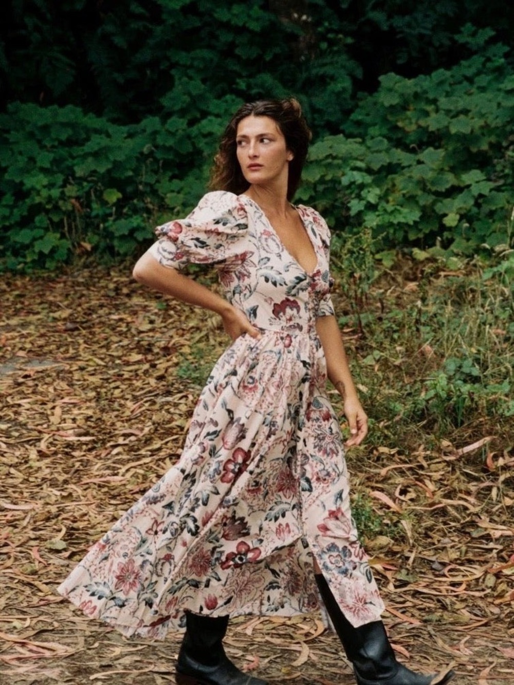 NWT Christy Dawn Marie Dress in Autumn Garden Bisque